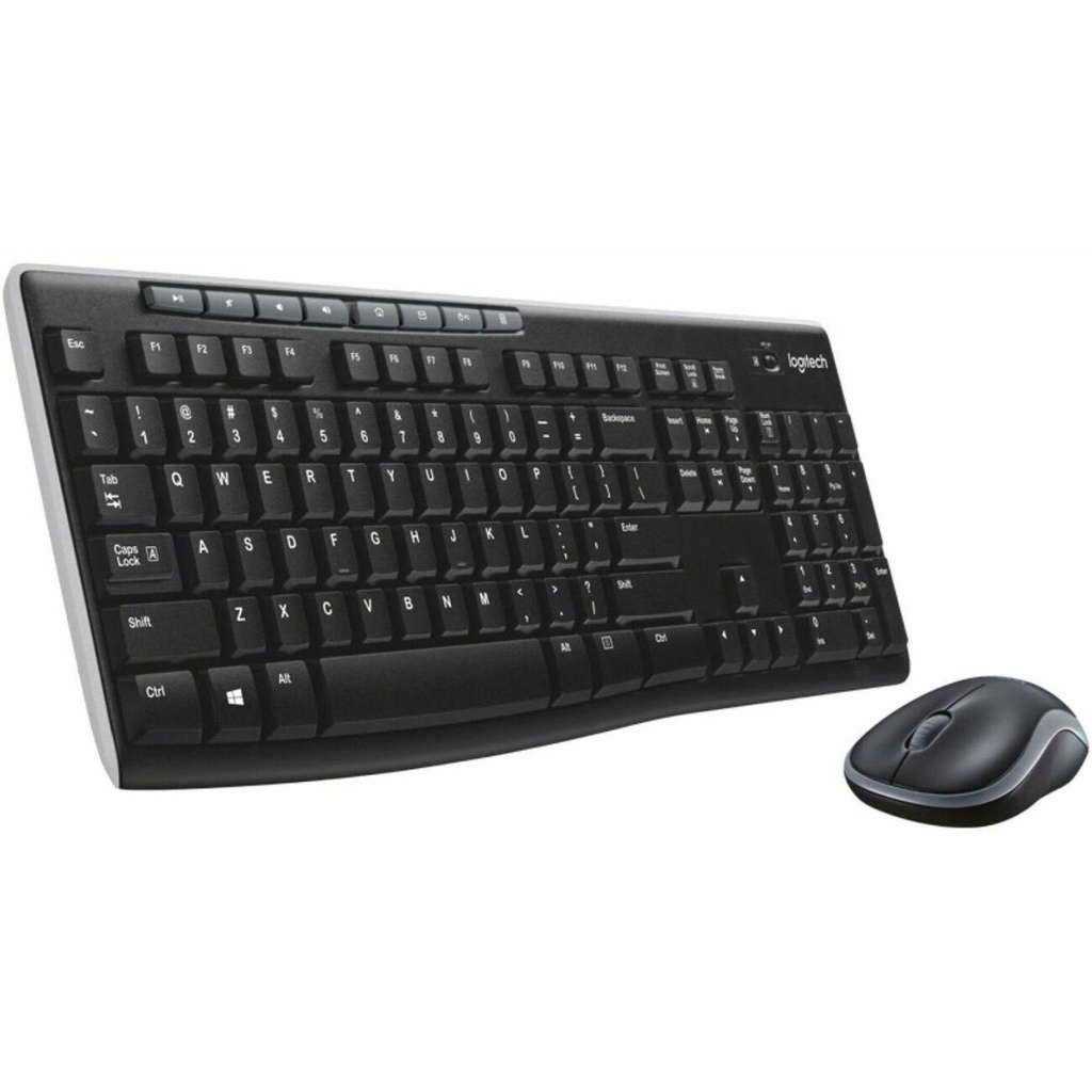Logitech MK270 Wireless Keyboard and Mouse Combo for Windows, 2.4 GHz