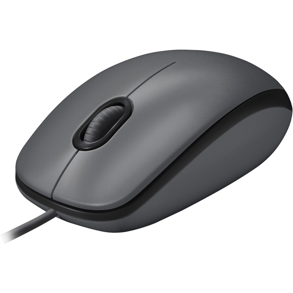 [DH-910001601] Logitech M100 Wired USB Mouse, 3-Buttons,1000 DPI Optical Tracking, Am