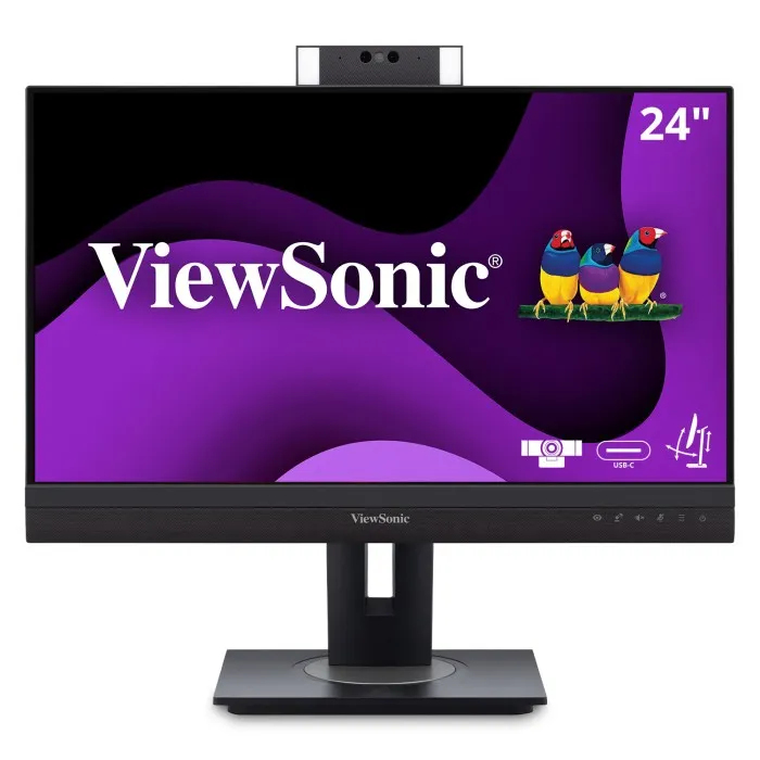 ViewSonic VG2457V 24 Inch 1080p Docking Monitor, IPS with Windows Hell