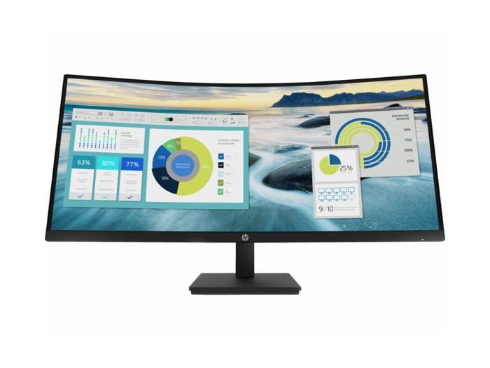 [TDS-6076002] HP P34hc G4 WQHD Curved Monitor - 34Inch - 21:9 - 5ms - WQHD (3440 x 1