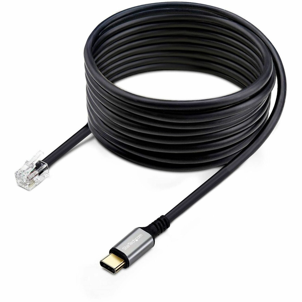 StarTech USB-C to RJ9 Adapter for Office Phone Handset or Wired/Wirele