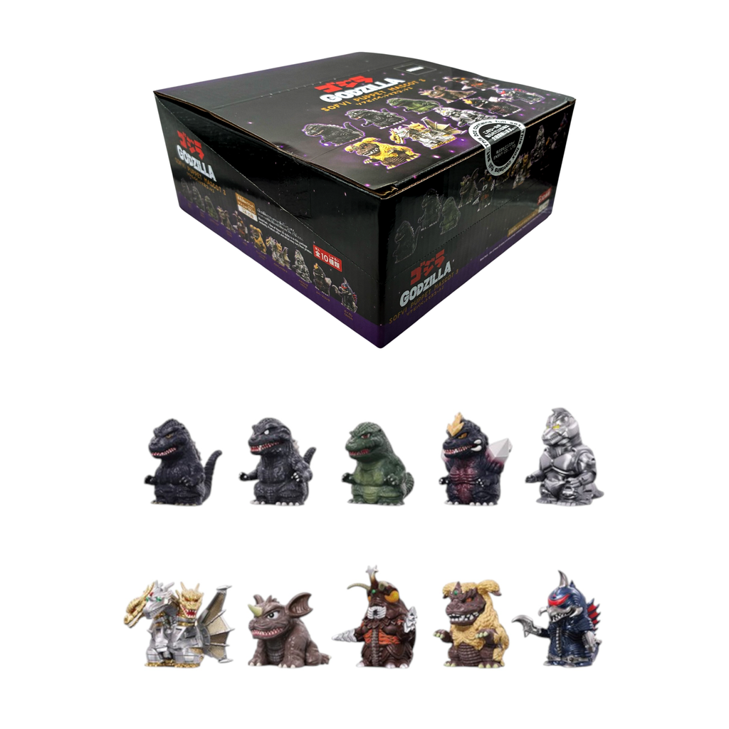 [XY-T2009-01-SINGLE] Godzilla Finger Puppet Series 3 Blind Boxes - Single Blind Box (Random)