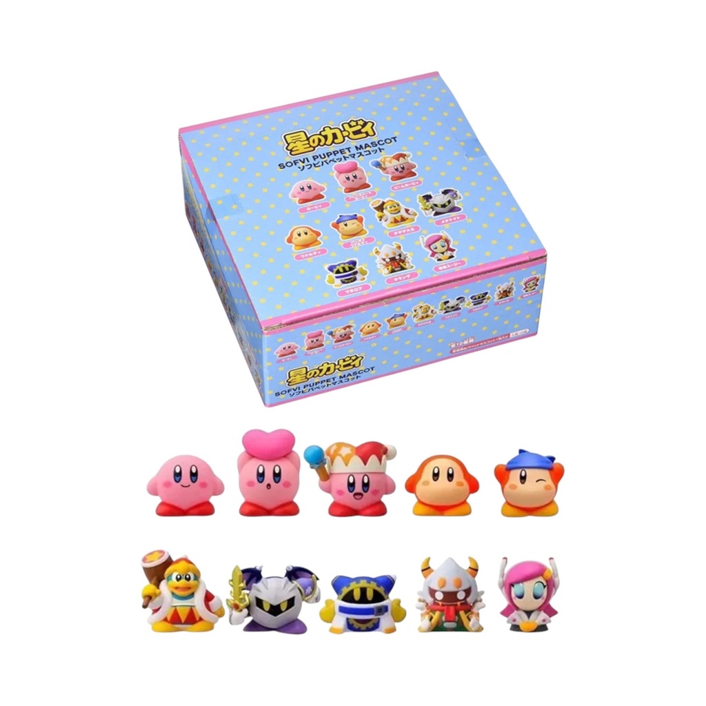 [XY-T1994-01-SINGLE] Kirby Finger Puppet Blind Boxes - Single Blind Box (Random)