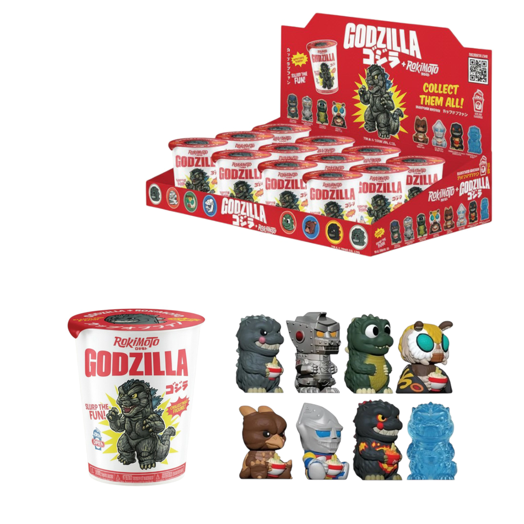 [XY-SF75265-01-SINGLE] Godzilla Ramen Cup Figures Blind Boxes - Single Blind Box (Random)