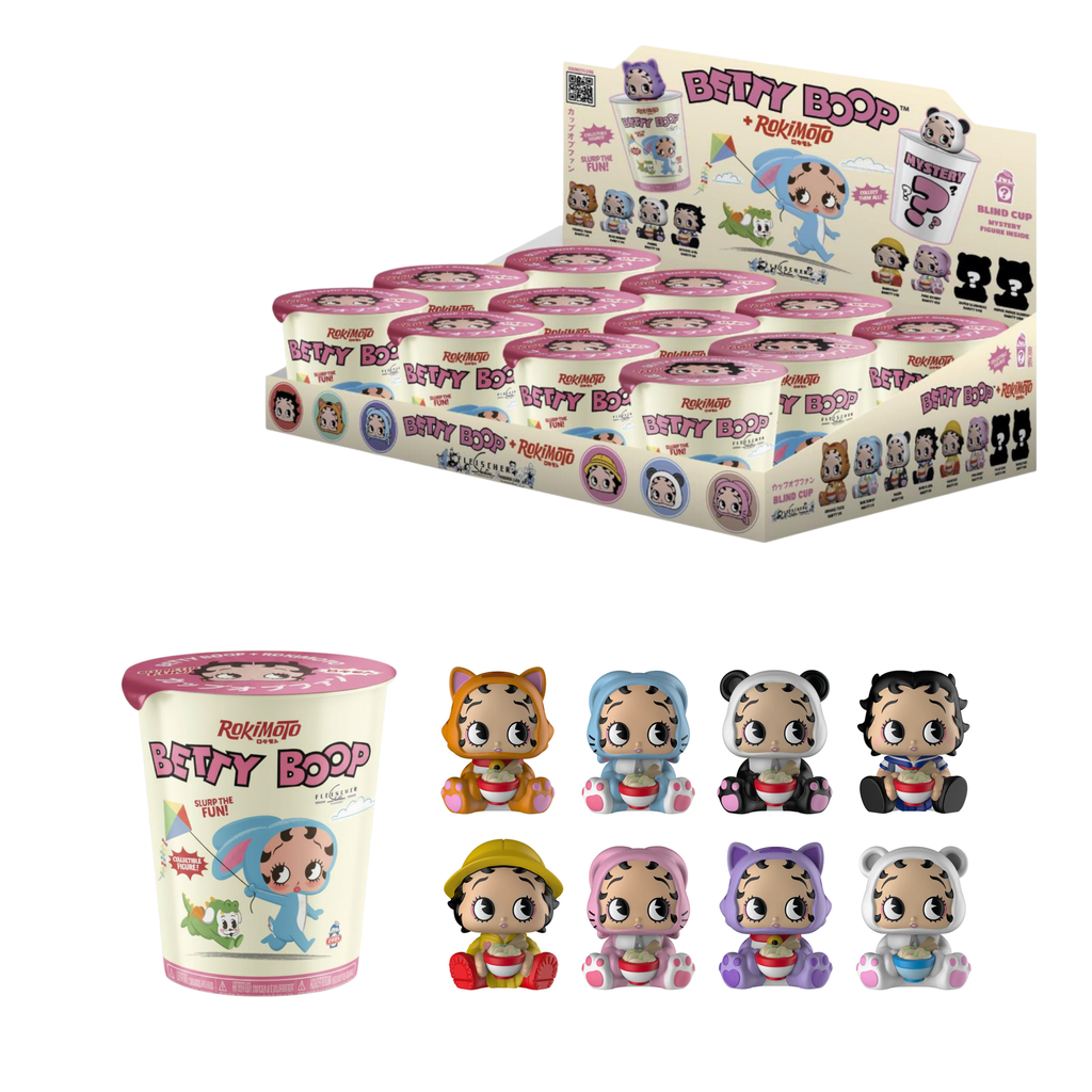 [XY-SF75562-01-SINGLE] Betty Boop Ramen Cup Figures Blind Boxes - Single Blind Box (Random)