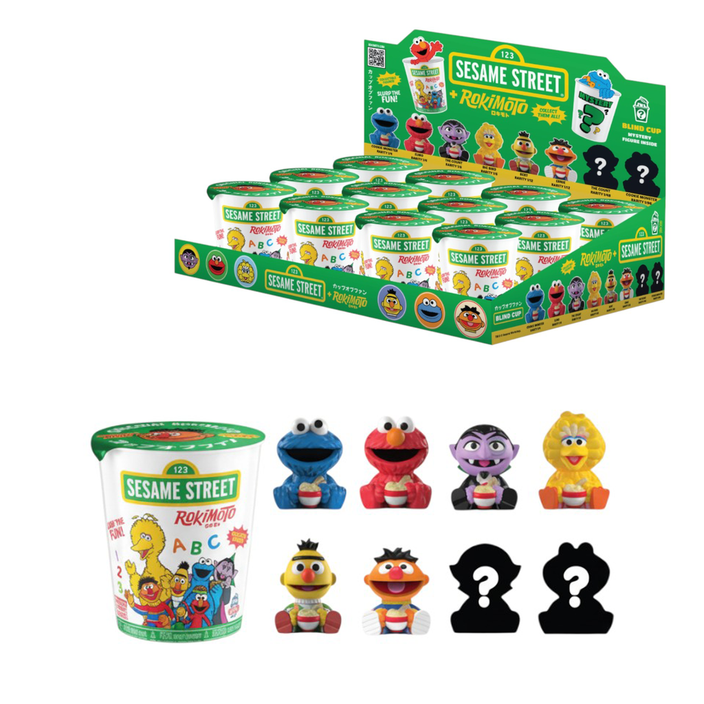 [XY-SF75500-01-SINGLE] Ramen Cup Figures Blind Boxes Sesame Street - Single Blind Box (Random)