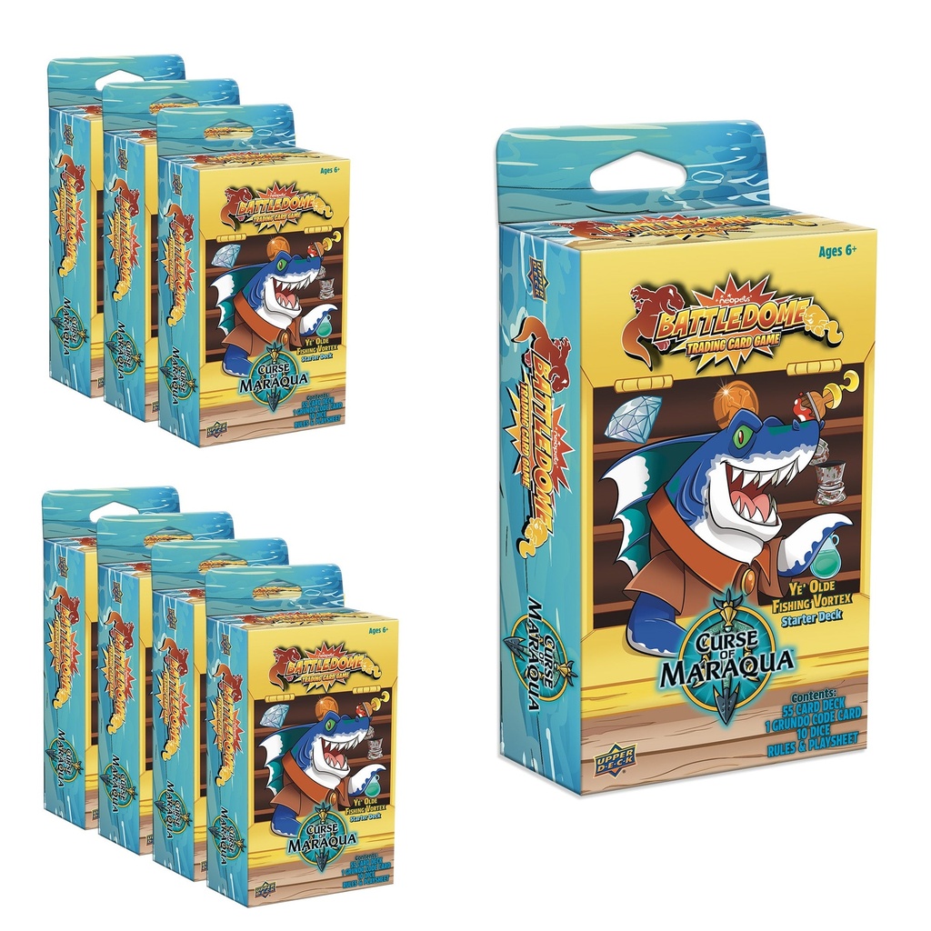 [XY-C04705-01-NEOPETS-BATTLEDOME-TCG] Neopets Battledome TCG Curse of Maraqua — Ye Olde Fishing Vortex Starter Deck (55 cards)