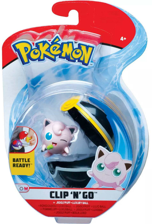 [XY-F2244-02-JIGGLYPUFF-CLIP-N-GO-L] Jigglypuff (Clip 'N' Go, Luxury Ball + 2-inch figure)