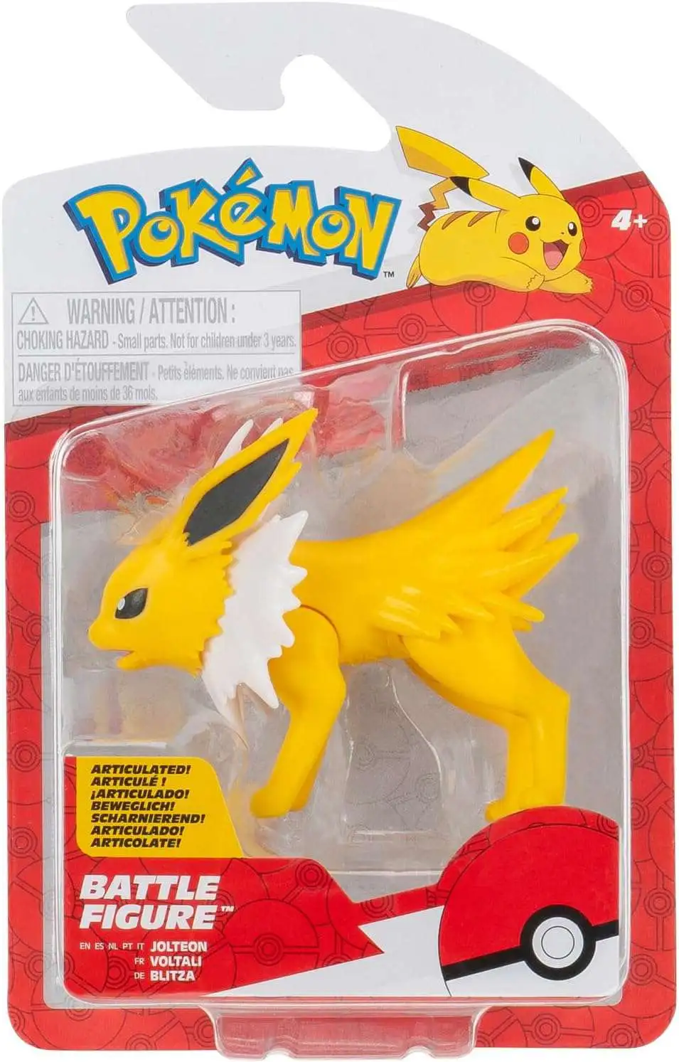[XY-F95007AC-04-POKEMON-BATTLE-FIGURE-] Pokemon Battle Figure: Jolteon (single 2-inch)