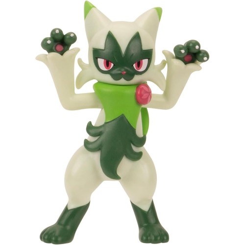 [XY-F95007AC-05-POKEMON-BATTLE-FIGURE-] Pokemon Battle Figure: Floragato (single 2-inch)