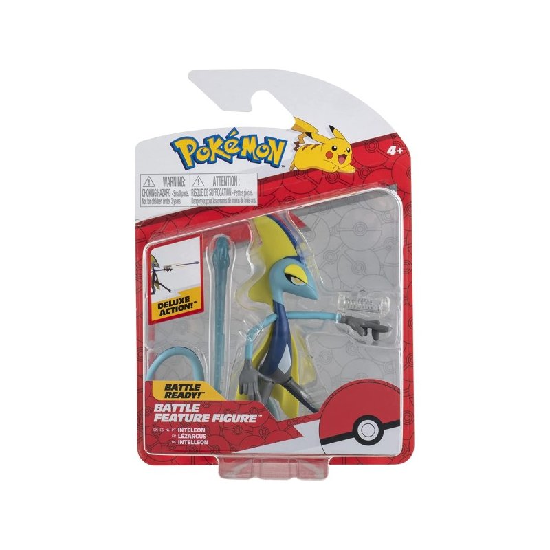 [XY-F95135BB-03-POKEMON-INTELEON-4-5-I] Pokemon Inteleon 4.5-inch Battle Feature Figure