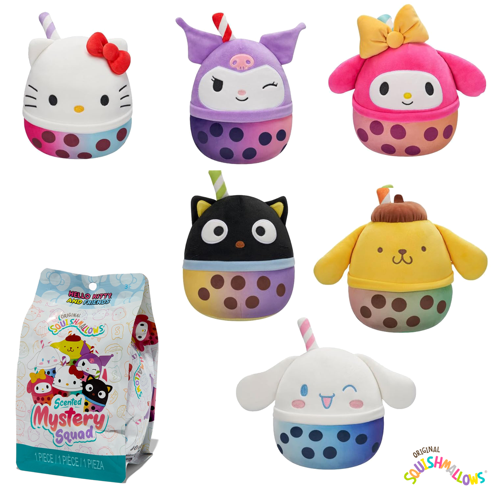 [XY-T00879-01-SINGLE] Hello Kitty Boba Blind Bag 5" Plush - Single Blind Box (Random)