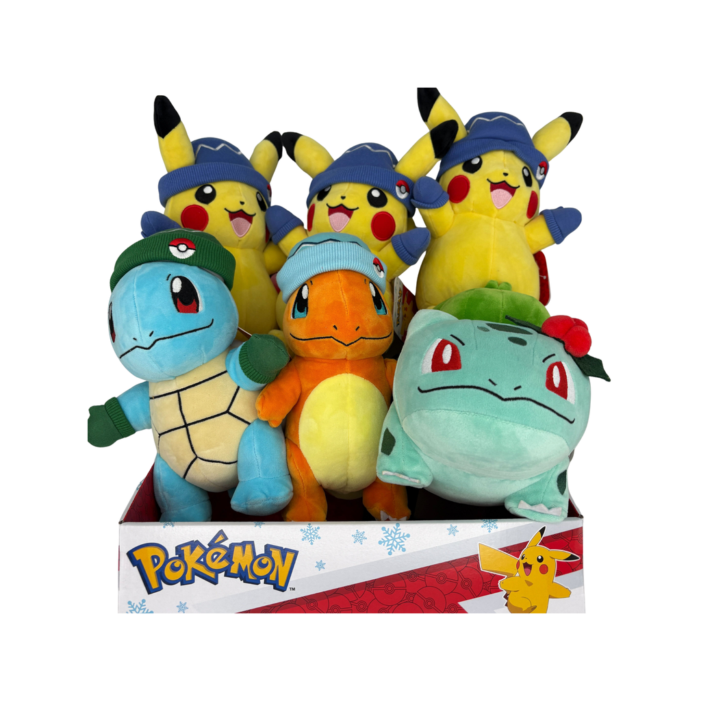 [XY-T2845] Pokémon 8" Plush Countertop Display (Holiday)