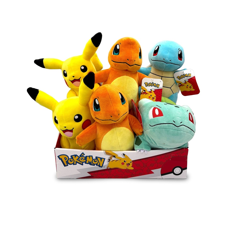 [XY-T3403] Pokémon 8" Plush Countertop Display (First Partners)