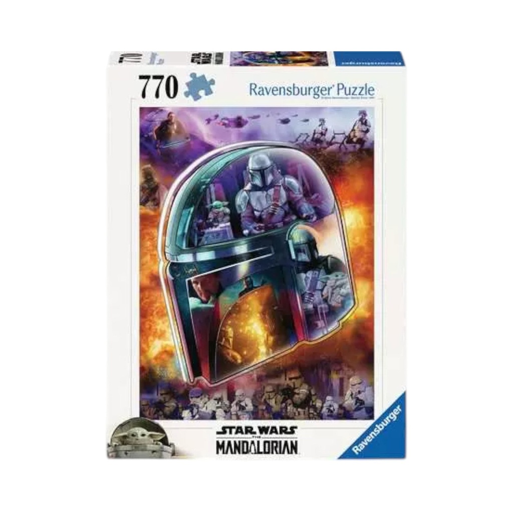 [XY-PZ08309] Star Wars: The Mandalorian Helmet Puzzle Large Format 770 Pieces