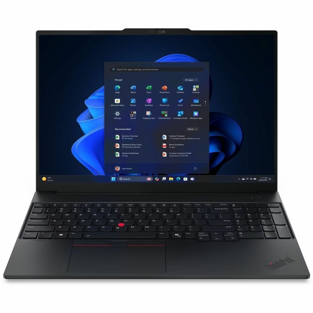 Lenovo ThinkPad E16 Gen 3 21SR0033US 16" Notebook - WUXGA - 60 Hz - In