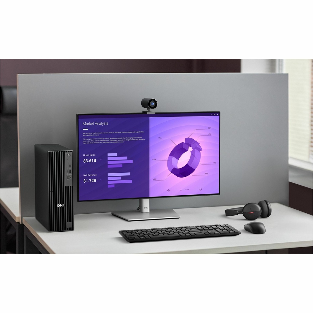 Dell Pro Slim Plus QBS1250 Desktop Computer - Intel Core Ultra 7 265 -