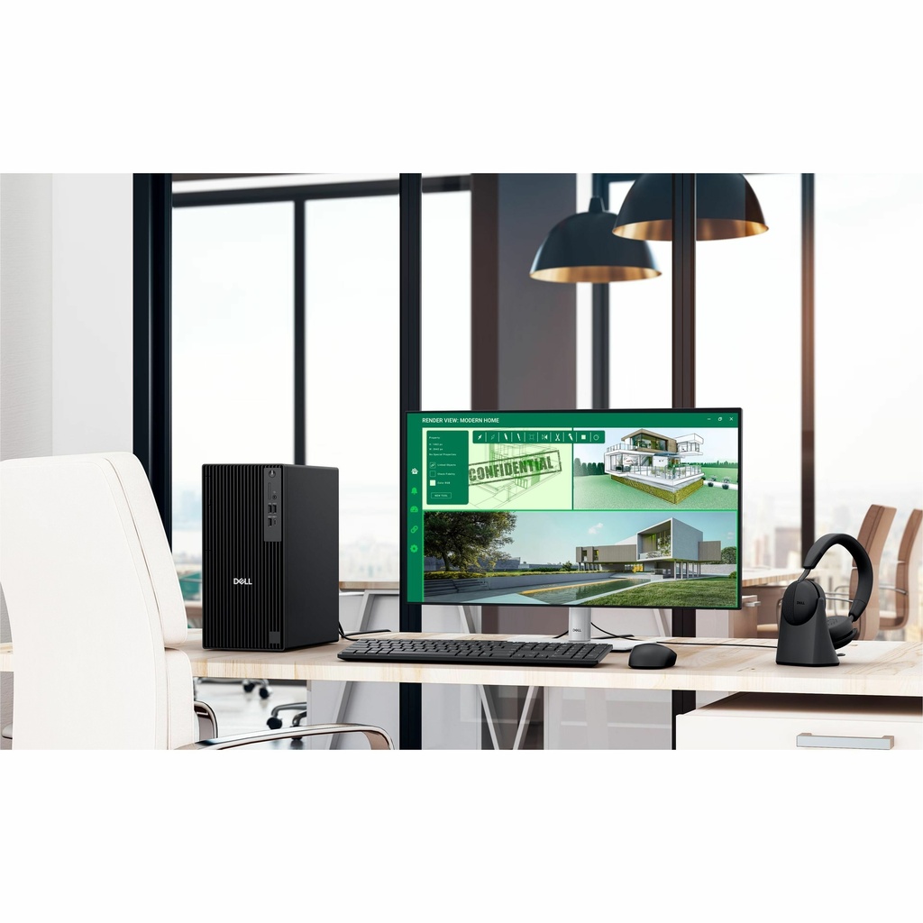 Dell Pro Tower Plus QBT1250 Desktop Computer - Intel Core Ultra 7 265