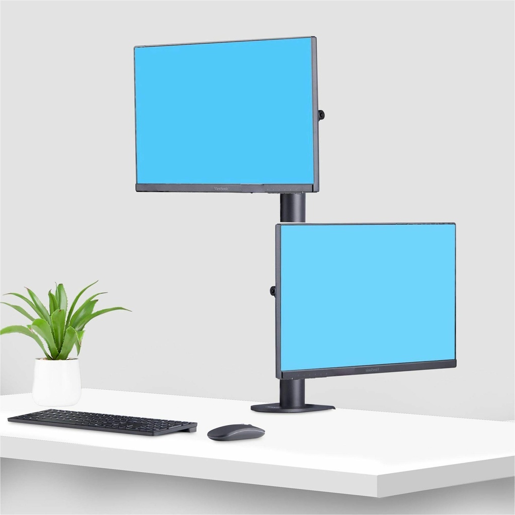 StarTech Desk Mount For 2x Vertically Stacked Monitors, Dual 49" , Tot