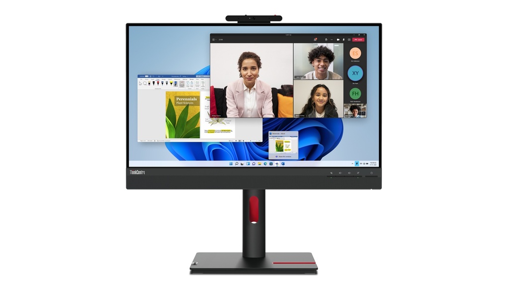 Lenovo ThinkCentre TIO24 Gen5 24" Class Webcam Full HD LED Monitor - 1