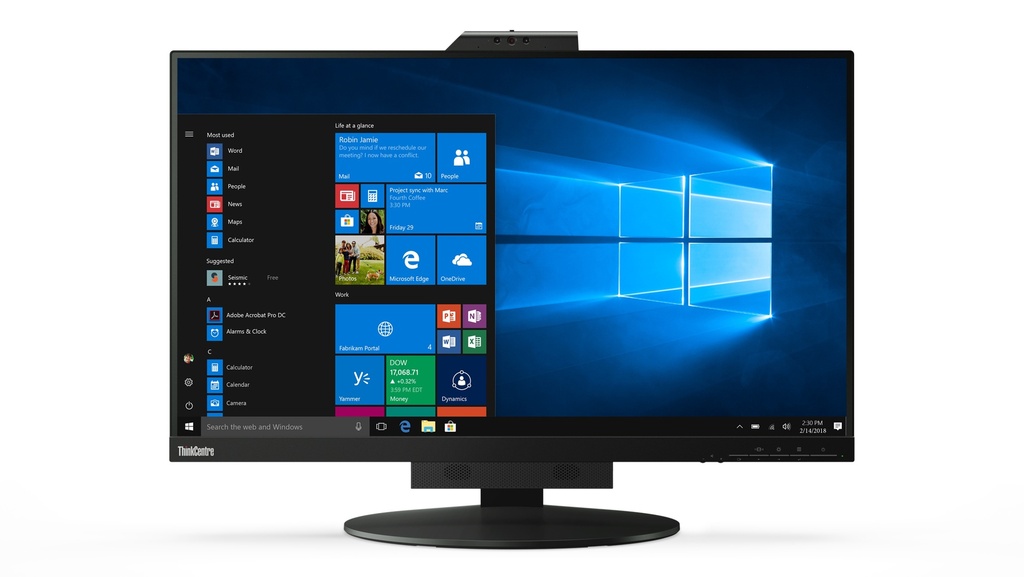 Lenovo ThinkCentre Tiny-In-One 27 27" Class Webcam WQHD LED Monitor -