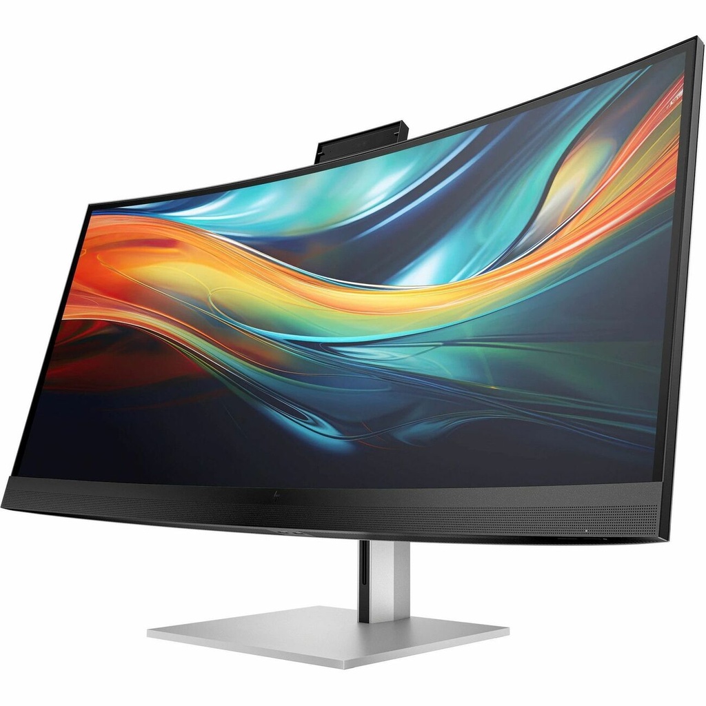 HP 740pm 40" Class Webcam 5K2K WUHD Curved Screen LED Monitor - 21:9 -
